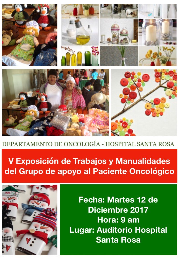 GAPO_HSR's tweet photo. El 12 de diciembre los esperamos en la exposicion de #manualidades. No falten. #Navidad https://t.co/ysMuMPZMic