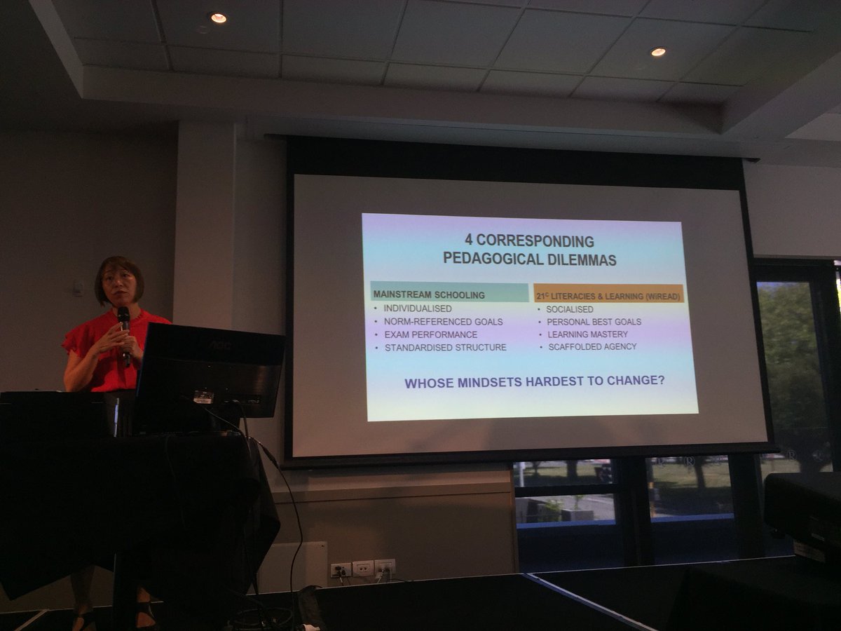 elizabethkoh's tweet photo. Learning/pedagogical dilemmas... from use case of WiRead #icce2017 https://t.co/Q0UH2WbM1f