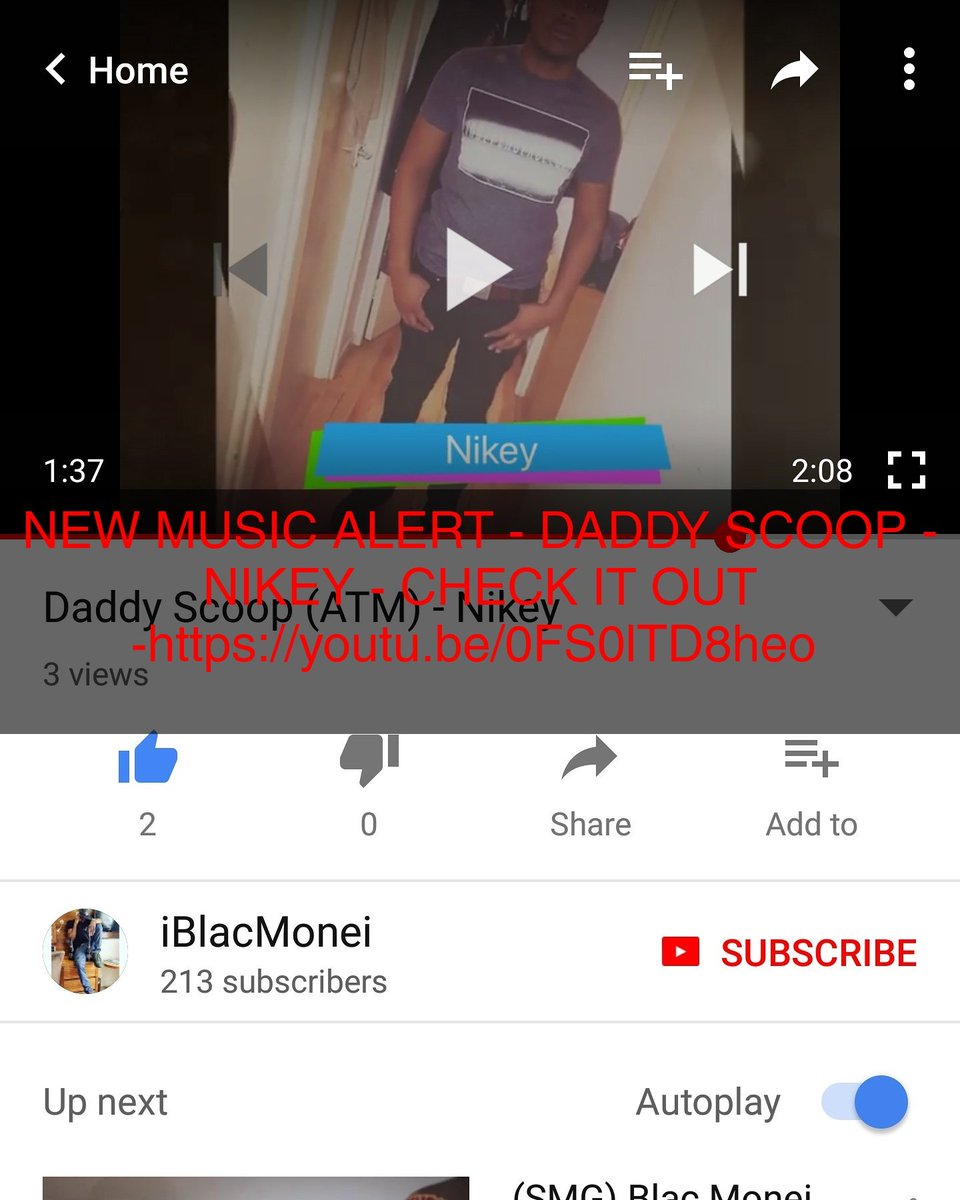 DaddyScoop1990's tweet photo. NEW MUSIC ALERT - DADDY SCOOP - NIKEY - CHECK IT OUT  -https://t.co/EGIKmnTGO4 
@iblacmoneismg @vybz_klassic @vybz_max @bbc1xtra @timwestwoodtv @linkuptv @sbtvonline @deejaykeilo @dj.wire https://t.co/Kg0WXzRa3z