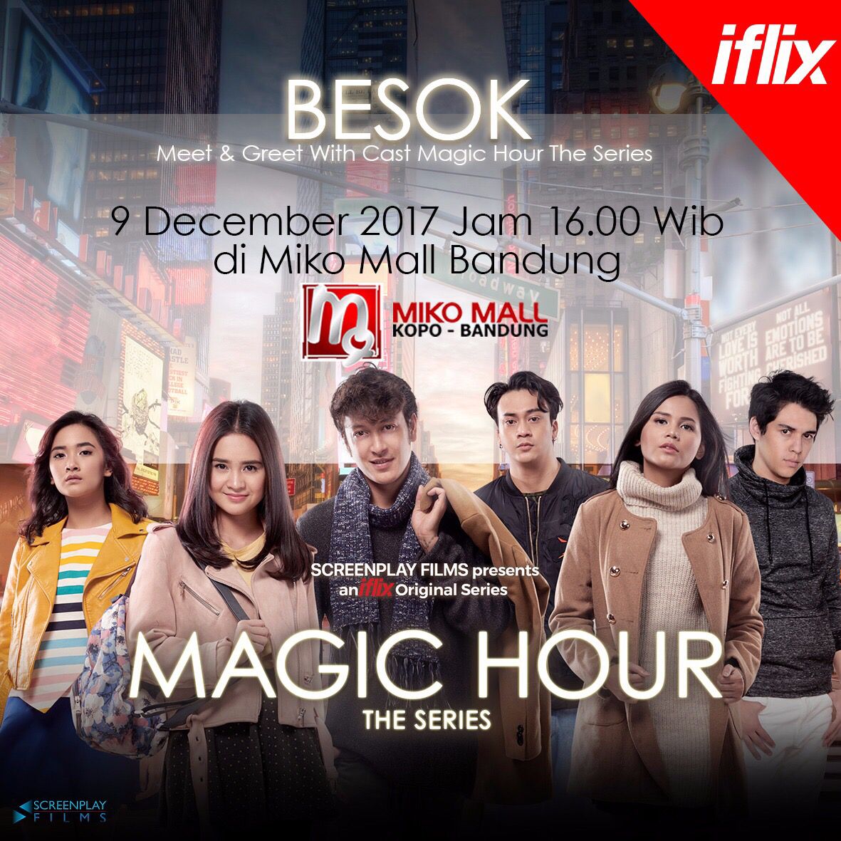 MagicHourID's tweet image. Siapa yang BESOK hadir di Meet &amp;amp; Greet #MagicHourSeries di @MikoMallKopoBDG ? 

Besok @michelleziu bakal ditemenin siapa ya kira-kira?