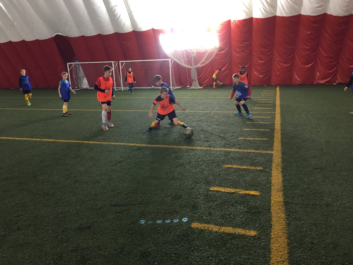 UNBWSoccer's tweet photo. First night at Academy! The boys working on their “see ya later” moves https://t.co/bXQUokZgE0