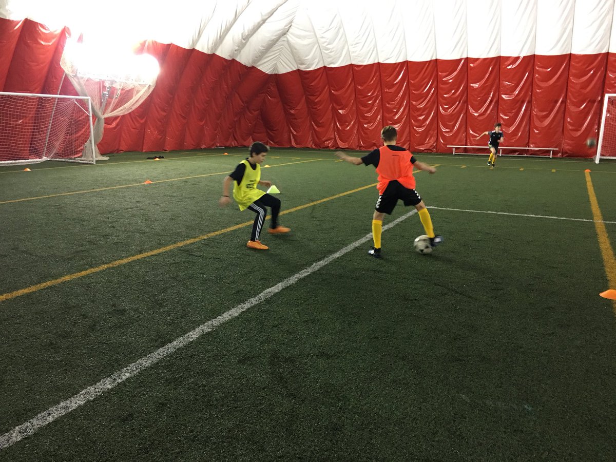 UNBWSoccer's tweet photo. First night at Academy! The boys working on their “see ya later” moves https://t.co/bXQUokZgE0