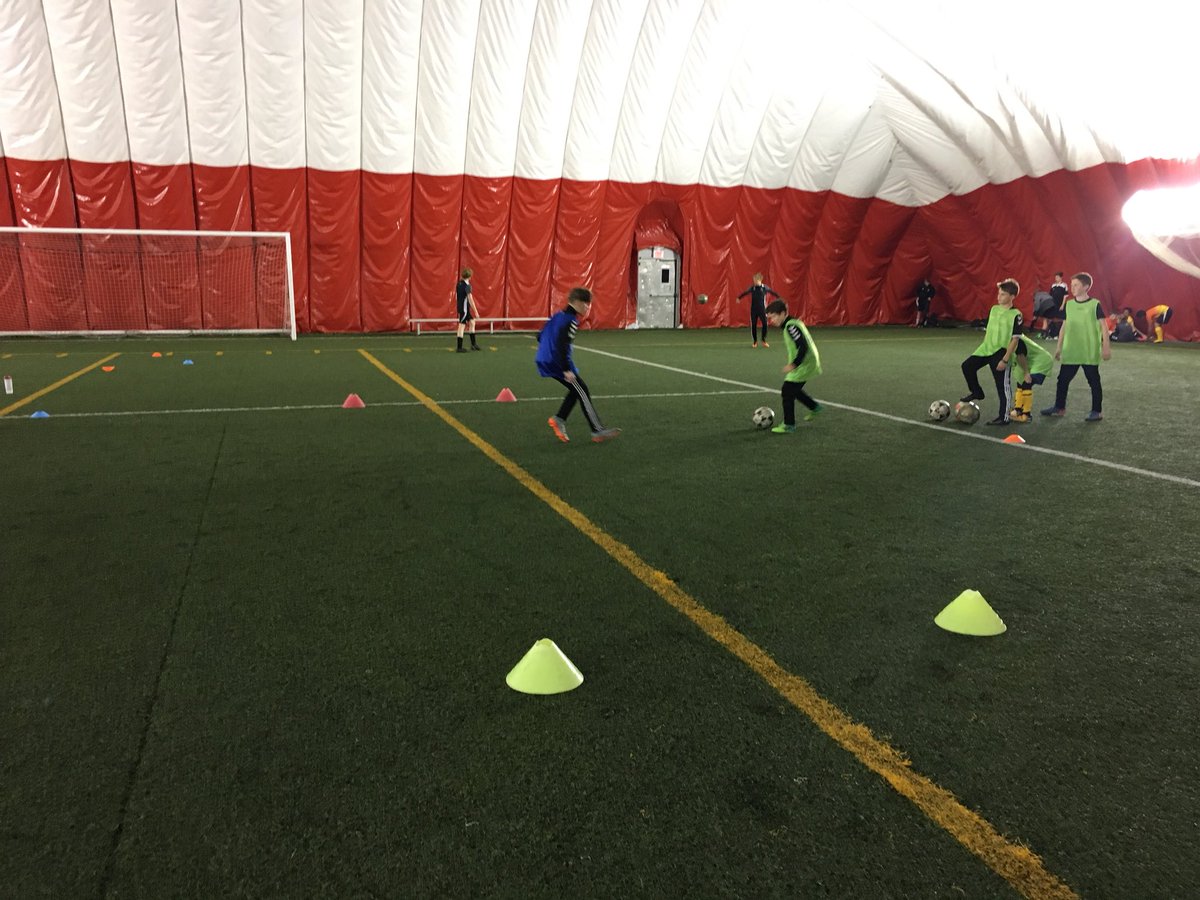 UNBWSoccer's tweet photo. First night at Academy! The boys working on their “see ya later” moves https://t.co/bXQUokZgE0