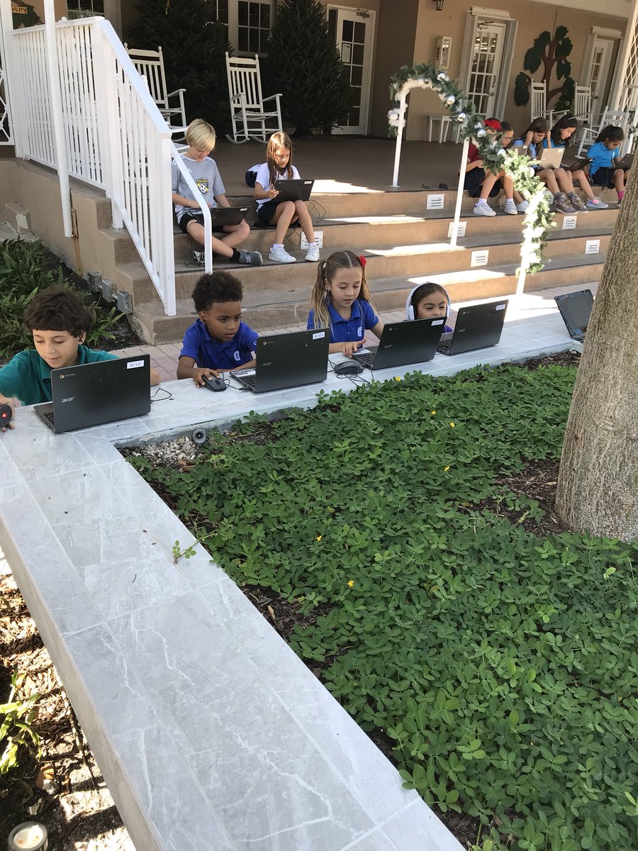 Who says computer class has to be in the classroom????