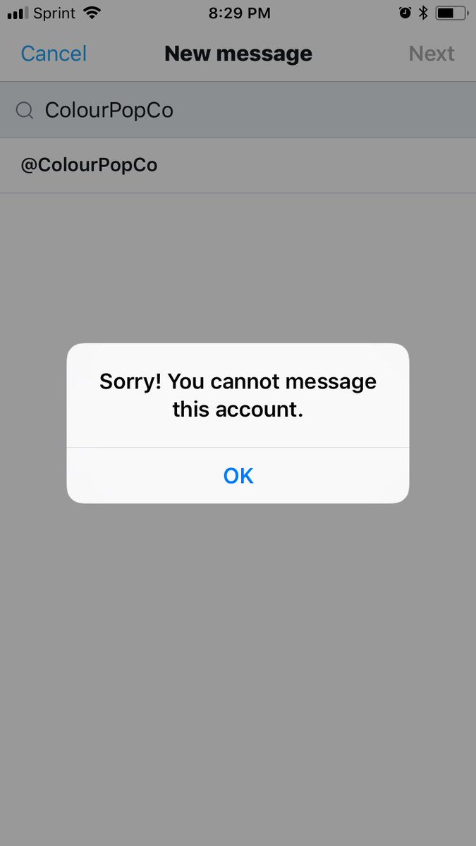 Kellyriv10's tweet photo. @ColourPopCo You say for me to DM you and yet this is what I get. Don’t you think I would’ve done that had I could? I’m sorry, I’m just incredibly disappointed in this whole process. https://t.co/GS8FXxaKkg