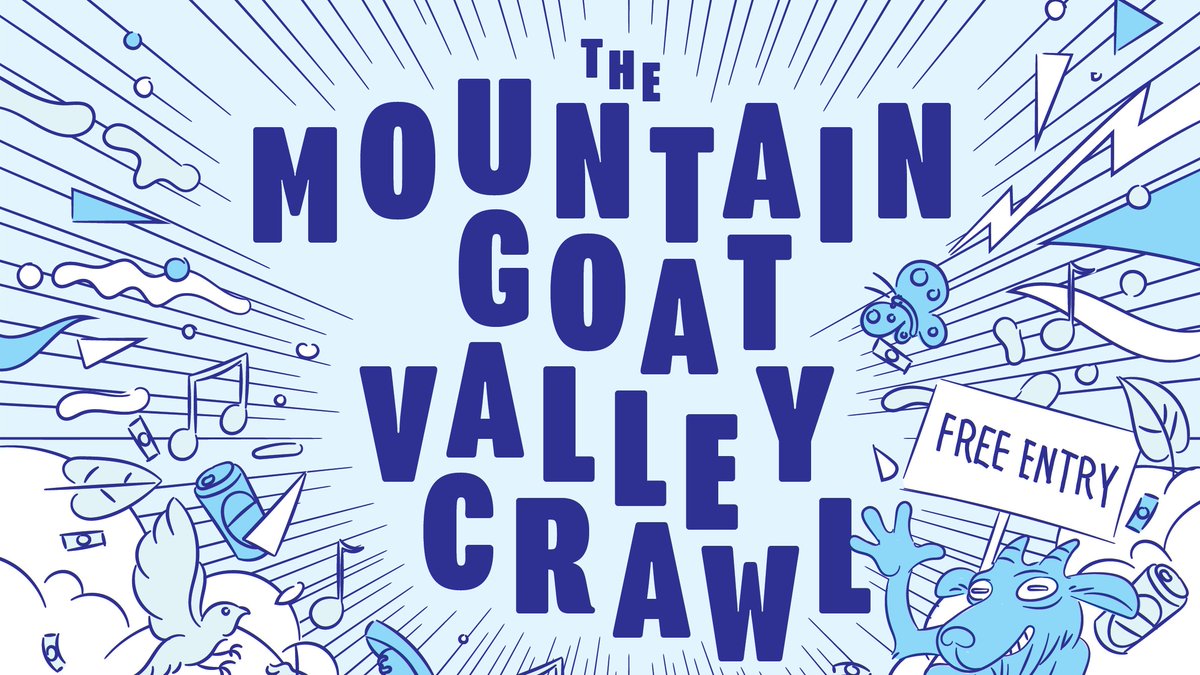 The Mountain Goat Valley Crawl returns to #Brisbane, with 7 venues opening doors &amp; 35 bands performing in Feb! music.theaureview.com/news/the-mount…