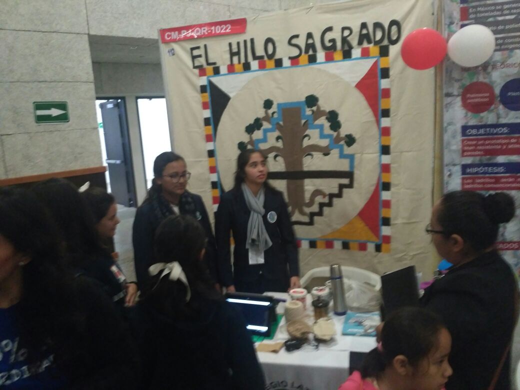 Nuestras alumnas en Expociencias Nacional 2017. <a href="/CongresoQRoo/">Congreso del Estado de Quintana Roo</a> <a href="/mpl2508/">Mercedes Perez</a>