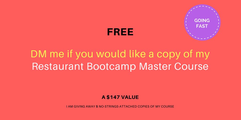 luvurrestaurant's tweet photo. First 5 responses get a free copy. #freestuff #giveaway https://t.co/NgafxXEI5n