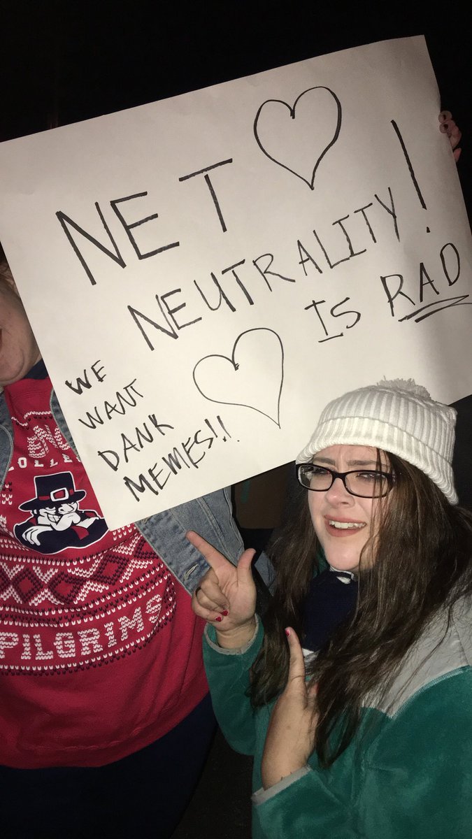 gabbadook's tweet photo. I’m so serious. #NetNeutraility #NetNeutralityprotest https://t.co/7oNKIxlYbg