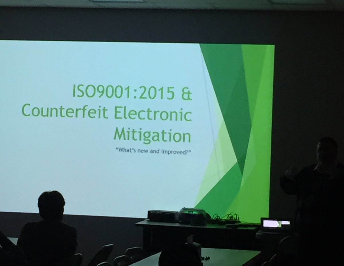 FrancesStewart5's tweet image. Great talk @SMTAorg Atlanta meeting tonite #counterfeitcomponents. Thanks to @qa_gary!