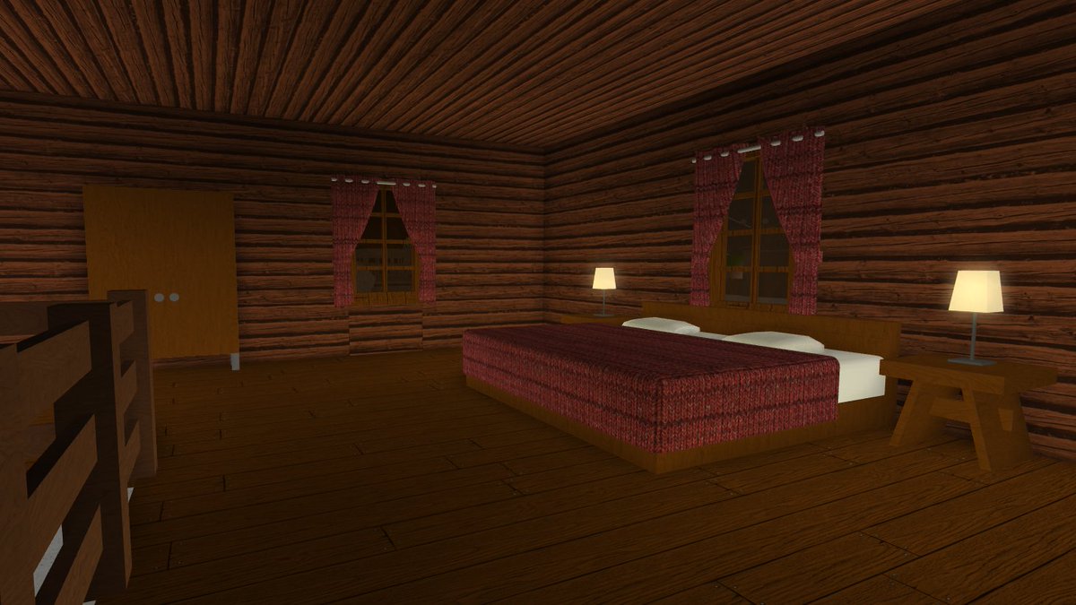 Cozy Winter Cabin - 33k @RBX_Coeptus @BloxburgBuilds #bloxburg.