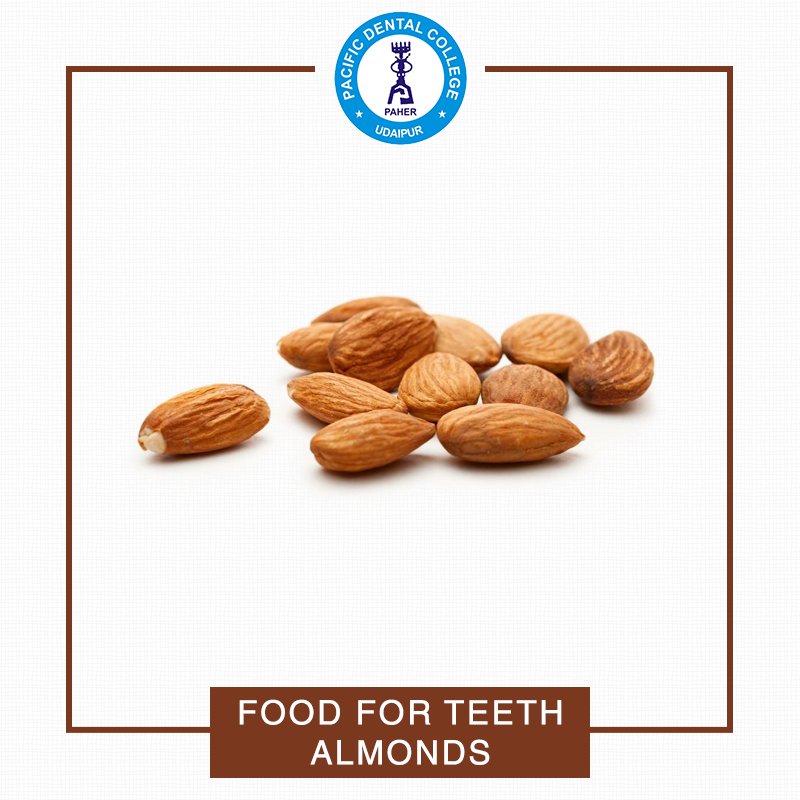 pacific_dental_'s tweet photo. Almonds are great for your teeth because they are a good source of calcium and protein while being low in sugar.
#PacificDental #Almonds #FoodForTeeth #Calcium #Protein #DentalCollege https://t.co/VibEEdyvhB