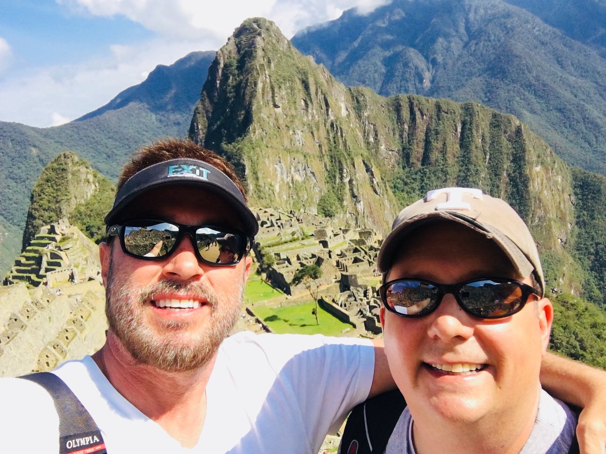 TheKelWilliams's tweet photo. Exploring #MachuPicchu today was awesome. #Limitless #NashvilleRealtor #EXITsuccessCard #BroFun https://t.co/XAGQPVKTSp