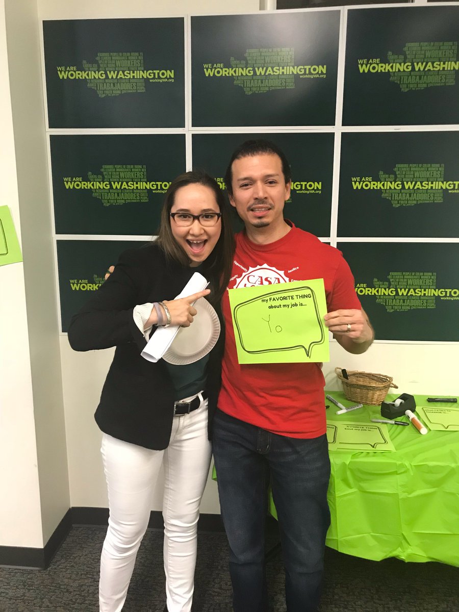 workingwa's tweet image. YO! #SDWA fighting for better standards for domestic workers across Seattle! The kick-off is in full gear!