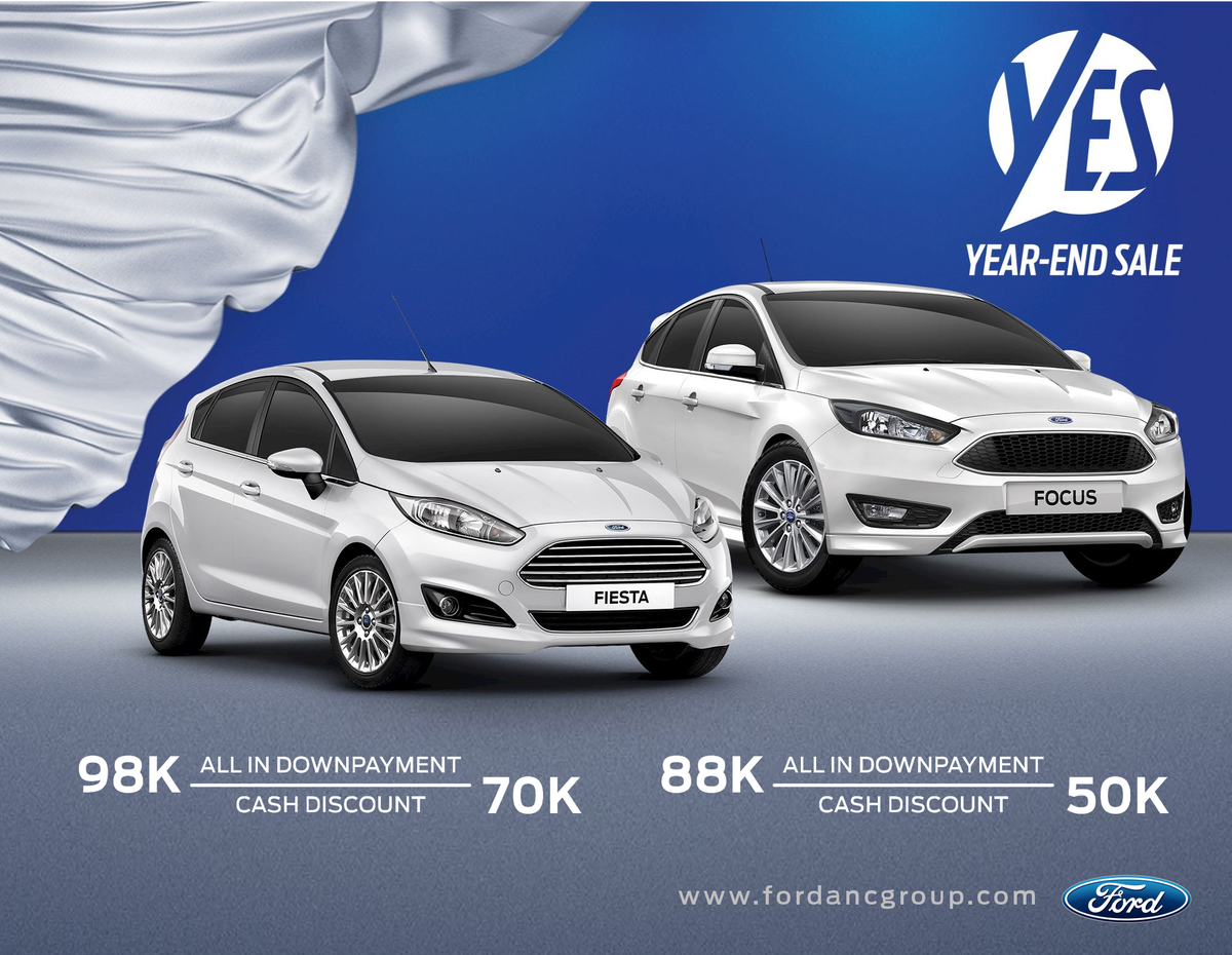 fordpromos's tweet photo. Take home your dream Ford vehicle before the year ends. Promo runs until December 31, 2017 only. For more information about the Year End Sale, visit our website at https://t.co/UhgmbGea0P #ford #fordph #fordphilippines #ecosport #fordranger #fordeverest #fordfocus #fordfiesta https://t.co/H5ukhA8lkY