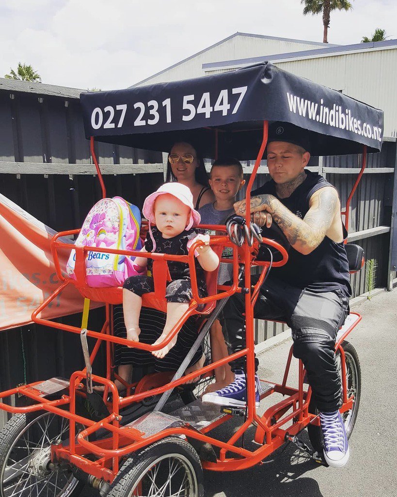 Indibikesltd's tweet photo. Family time ๐๐
#familytime #mountbeach #nz #indibikes https://t.co/OF2rK3LUlP