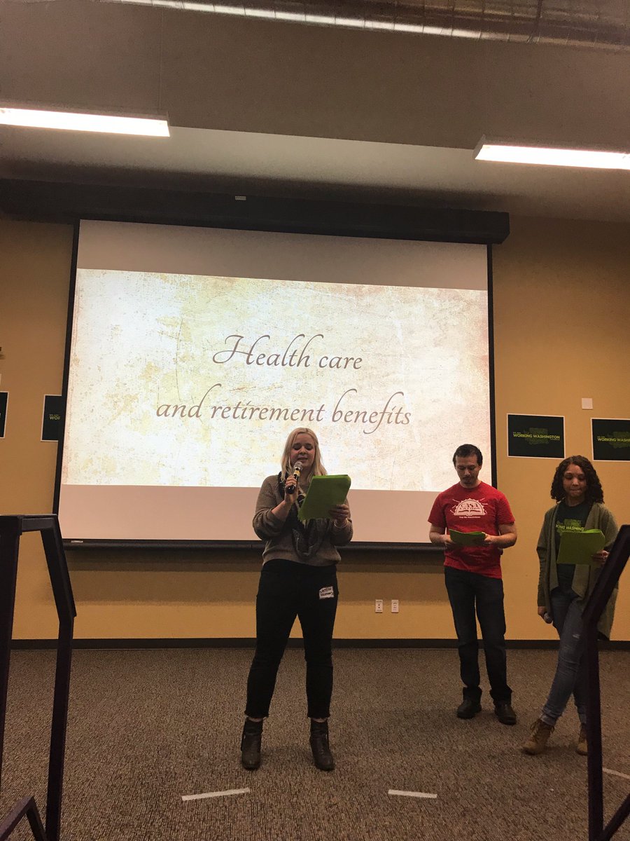 workingwa's tweet image. Nanny Caitlin Heermans @ #SDWA Kick-Off: "Domestic workers should receive benefits like any other worker. The city should create a system that allows employers to pay into workers' benefit accounts."