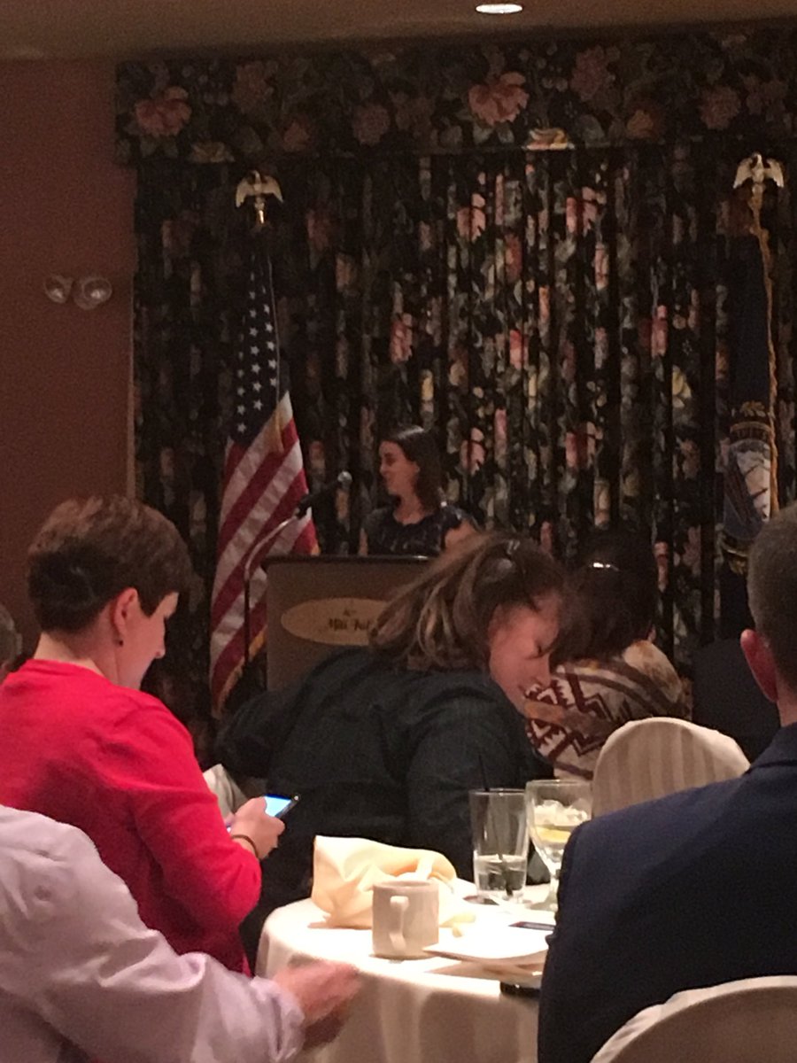 MrLane_Science's tweet photo. Very honored to have been a guest at an evening celebrating leadership in education in New Hampshire and to have met our new teacher of the year @HeidiCrumrine #educatenh https://t.co/QJOnwe37kW