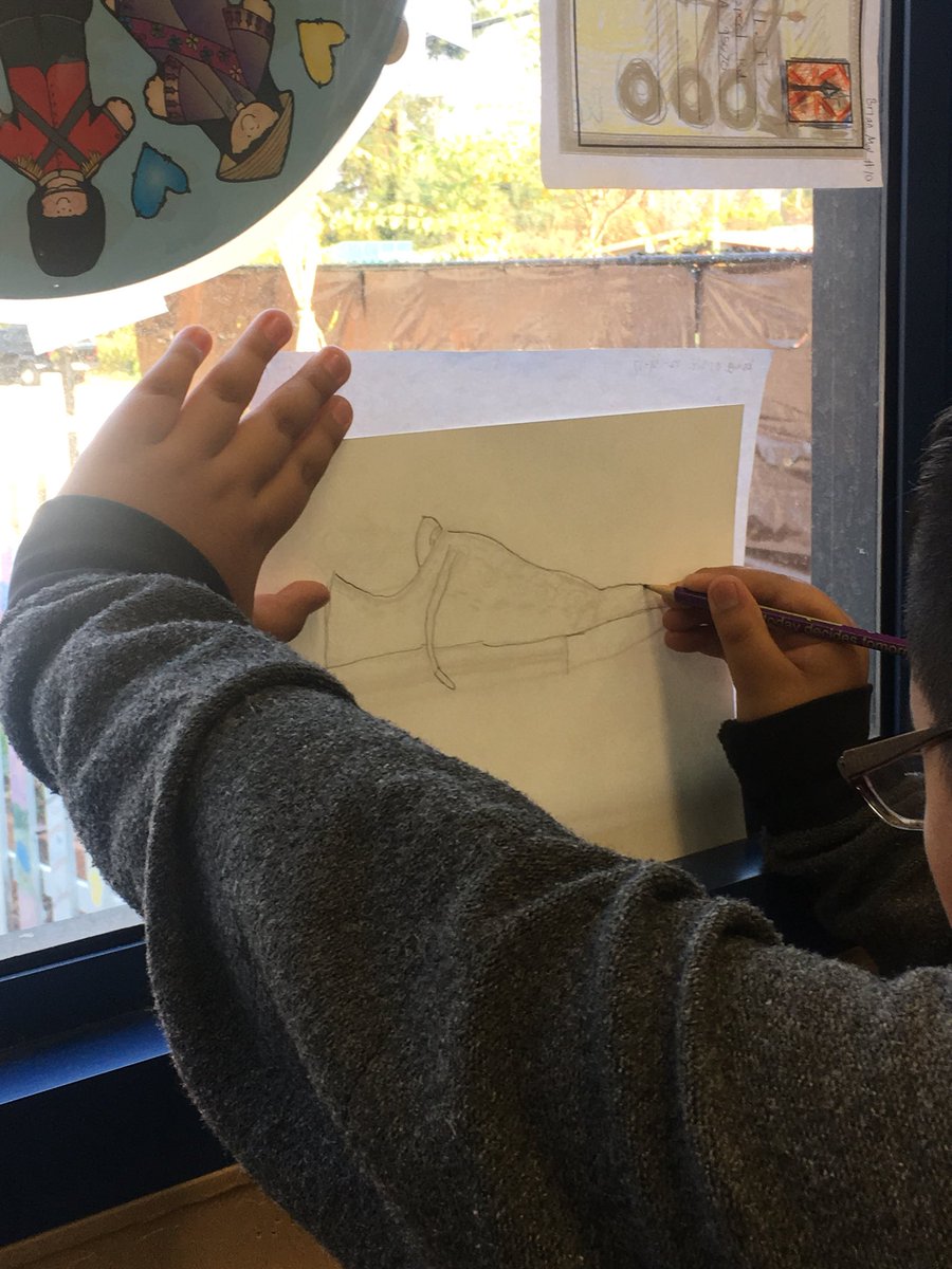MMSMustangPride's tweet photo. A Walk in Their Shoes is coming together in the 6th grade classrooms @MMSMustangPride.  Personalized shoes and backgrounds to support personal narratives they’ve written.  #PBL #naturaldisasters #fundraisingtohelp #mustangpride #individualfeedback https://t.co/wyvKexHxBf