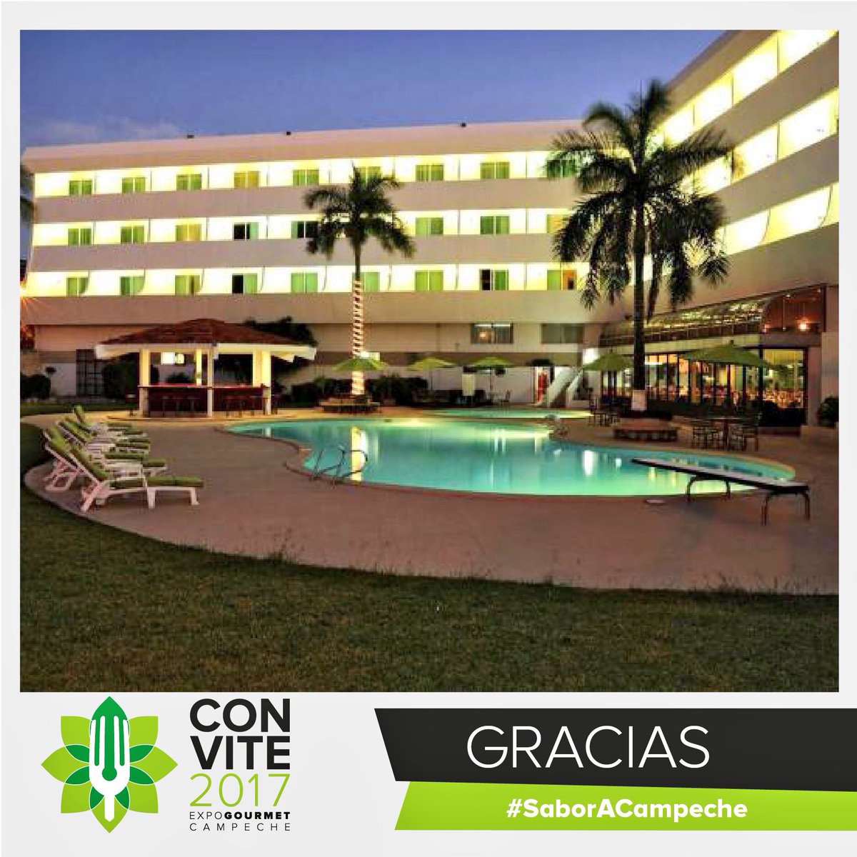 Un gran agradecimiento al Hotel Gamma Campeche por recibir y hospedar a los más importantes actores de #Convite2017 🥂

Nos vemos en #Convite2018

#SaboraCampeche
