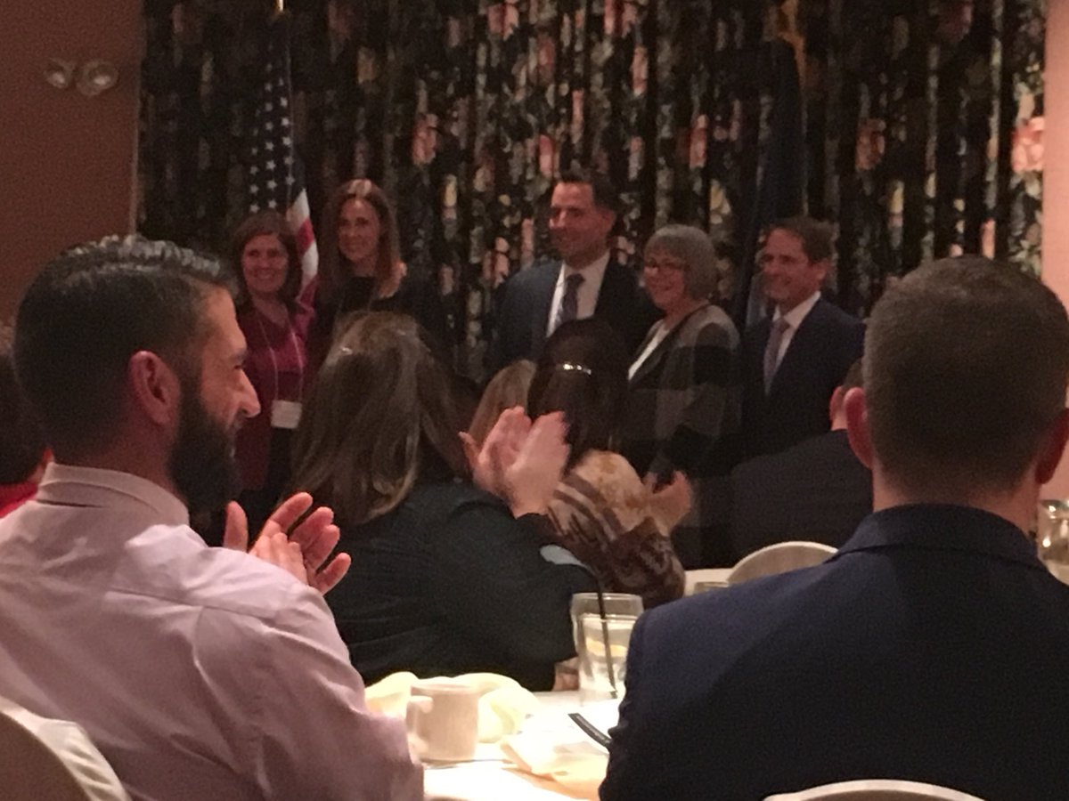 MrLane_Science's tweet photo. Great showing by Bedford as Riddle Brook is recognized as a nation blue ribbon school, myself being recognized as an NH recipient of the #PAEMST, and school board chair Chagnon presenting the teacher of the year award. Very proud to work in such a great community #educatenh https://t.co/GrMyFbTwHT