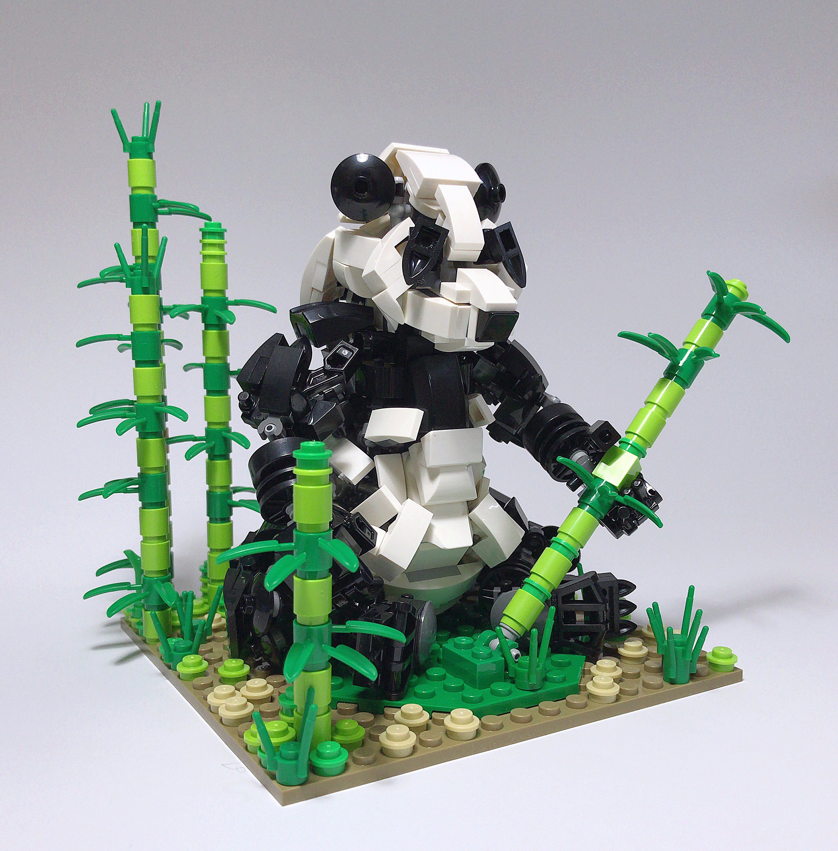 にかいどう 機械生物図鑑 Twitterissa パンダのシャンシャンが人気らしいので 僕の作ったレゴパンダもご覧ください レゴ Lego パンダ シャンシャン T Co Gsspmf8d5u Twitter