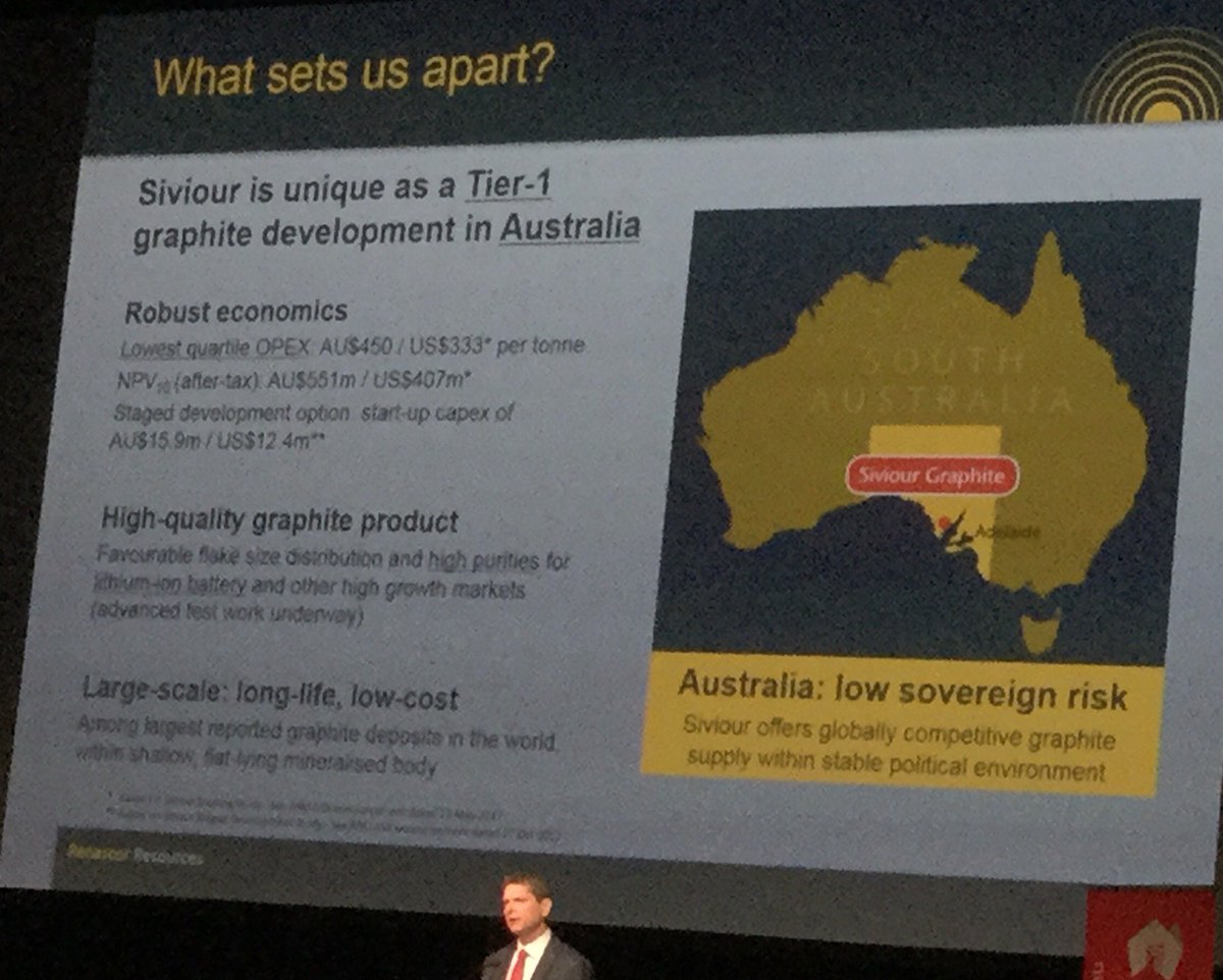 DEM_sagov's tweet photo. #saemc17 Renascor Resources MD, David Christensen, Siviour #graphite project https://t.co/ZNiDzMk6CL https://t.co/d4hdUB2OlU