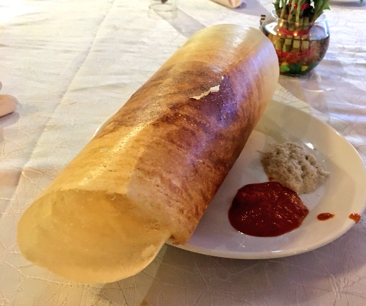VivienneChow's tweet photo. It’s all sweet, spicy and colourful — My very first meal in India! @KeralaFilmFest @IFFKerala https://t.co/9kb7Ylkr5l