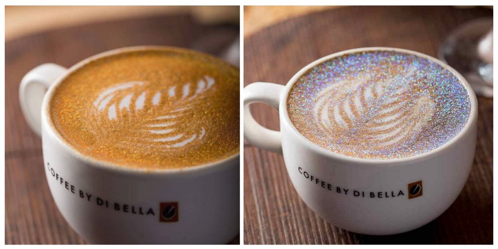 Mettez un peu de paillettes de votre matinée avec le #glittercoffee ou café pailleté ! ☕️🎊: bit.ly/2iGbLvm