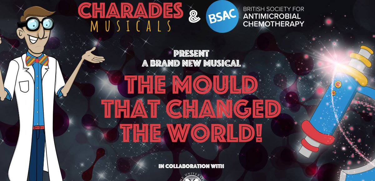 TheUrgentNeed's tweet image. Want to make a SONG &amp;amp; DANCE about SUPERBUGS? We're producing a MUSICAL for SCHOOLS to perform. Register your interest here mouldthatchangedtheworld.com Please share!