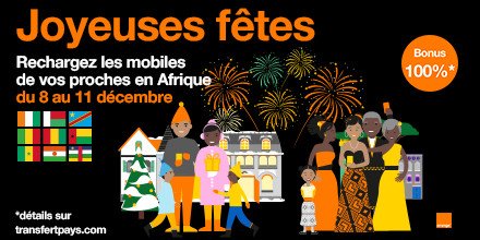transfertpays's tweet photo. Du 08 au 11 décembre, profitez du BONUS +100%* vers 9 pays d'Afrique (*voir conditions sur le site) A bientôt sur https://t.co/Qt9XuipSK1 https://t.co/mTqDaEvHgQ