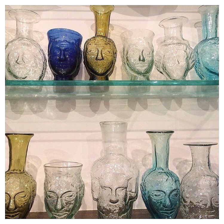 Back in stock! Our Verre Tête &amp; Vase Tête in gorgeous jewel toned colors are available again. These particular beauties are at Brixi Shop in London. Someone want to adopt them?
📷: @brixishop
#lasoufflerie #lasoufflerieparis ift.tt/2AY6V7v