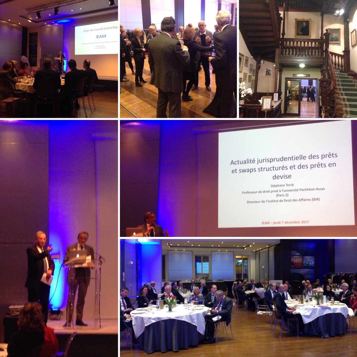 Dîner du comité scientifique de l'#IEAM passionnant avec le professeur Torck #mediation <a href="/TORCK1/">TORCK Stéphane</a>