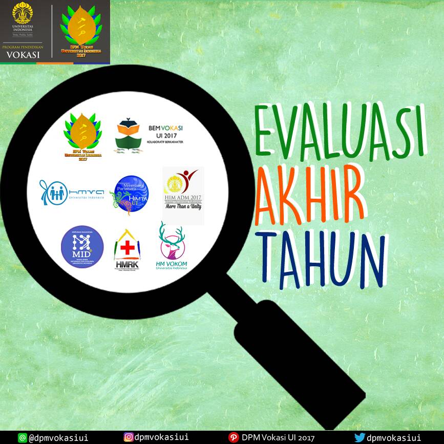 [ KE KANTIN YUK!! Evaluasi Akhir Tahun ]

Penasaran kan sama proker-proker yang udah BEM dan HM kalian kerjakan masing-masing, tunggu apalagi datang dan ramaikan acara ini 

📍 : Kantin Vokasi
🕐 : 13.30 - selesai 
📅 : Jumat, 8 Des 2017

DPM Vokasi UI 2017 
HarmoniBersinergi