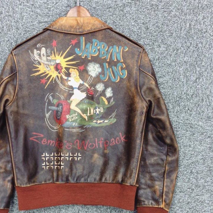 激安大特価!激安大特価!A-2 ジャケット バックペイント アウター