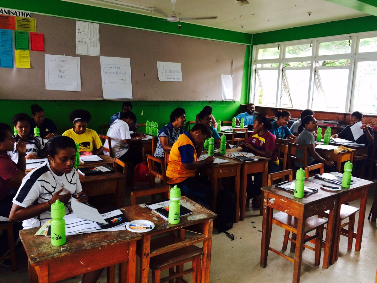 UnaRokoura's tweet photo. Oceania Foundation Coach Workshop 3 Day 1 done & dusted #NetGOFiji @NetballNZ @FijiNetball @IntNetball https://t.co/ko8TwRPXdw