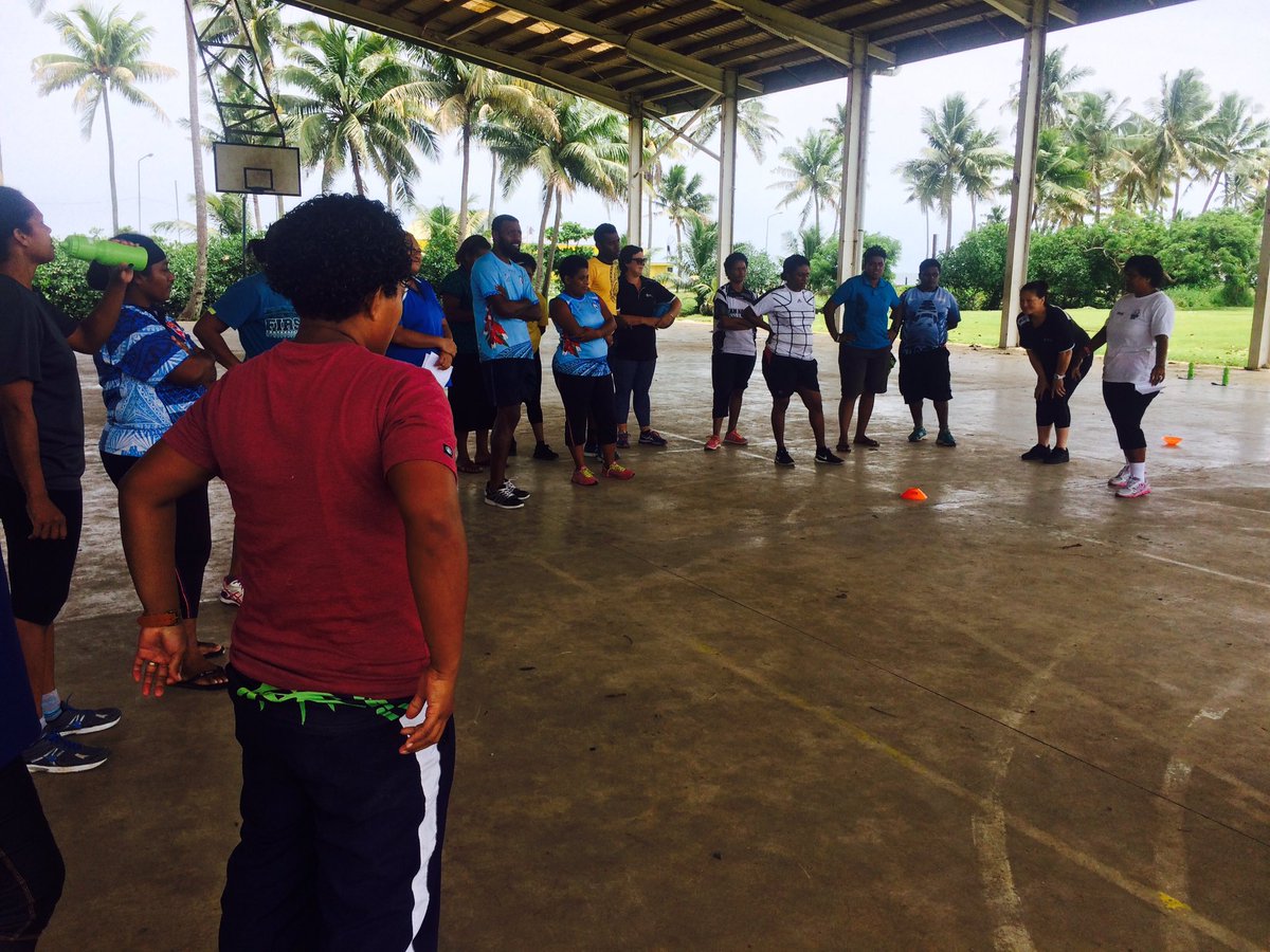 UnaRokoura's tweet photo. Oceania Foundation Coach Workshop 3 Day 1 done & dusted #NetGOFiji @NetballNZ @FijiNetball @IntNetball https://t.co/ko8TwRPXdw