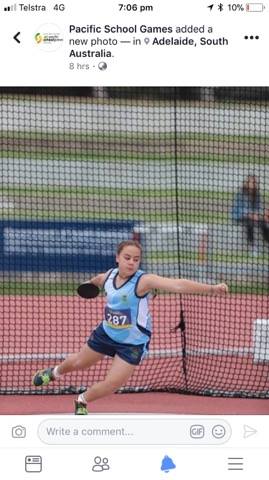 fernbayps's tweet image. Congratulations to our first ever @nswpssa1 discus champion .Lily placed 4th @PSGSSA &amp;amp; placed 3rd in Australia! Lily's team team also won the Shot Put Relay Pacific School Games  Lily and her family wanted to thank everyone in our school community for their support. #PSG17