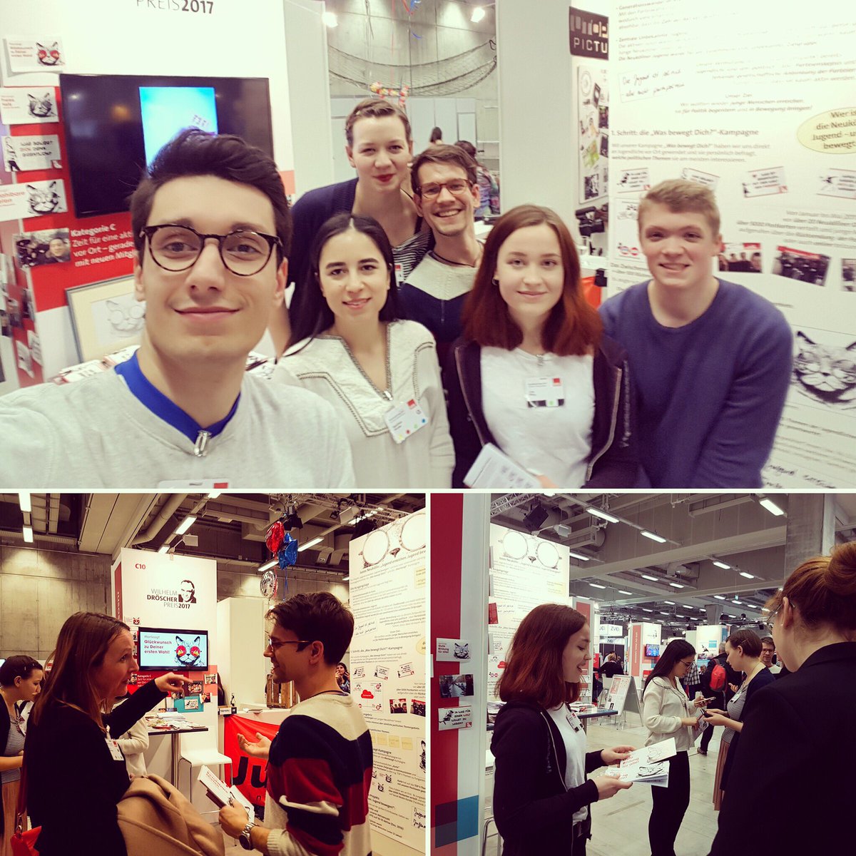 Wir hatten gestern einen tollen ersten Tag beim @droescherpreis und freuen uns schon sehr auf den heutigen Tag 2! Morgen werden bereits die Gewinner*innen bekanntgegeben. Drückt uns die Daumen! #spdbpt17