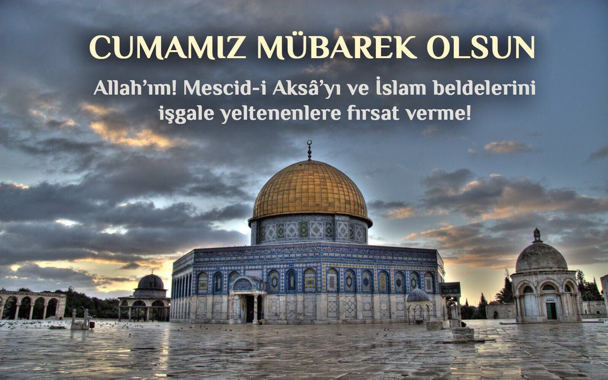 Cumamız mübarek, dualarımız makbûl olsun. Hayırlı Cumalar