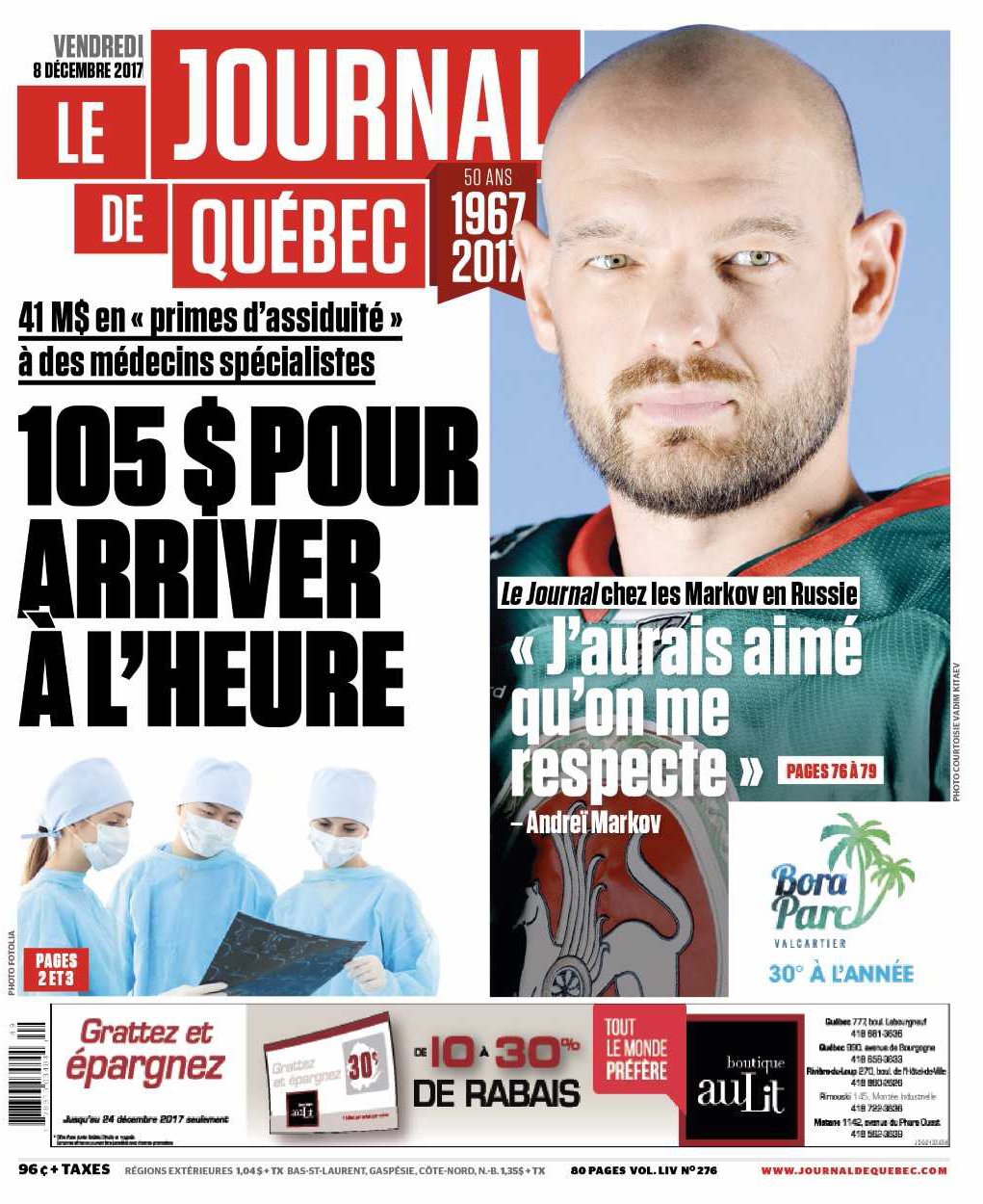Le Journal de Québec on Twitter "La UNE de votre Journal