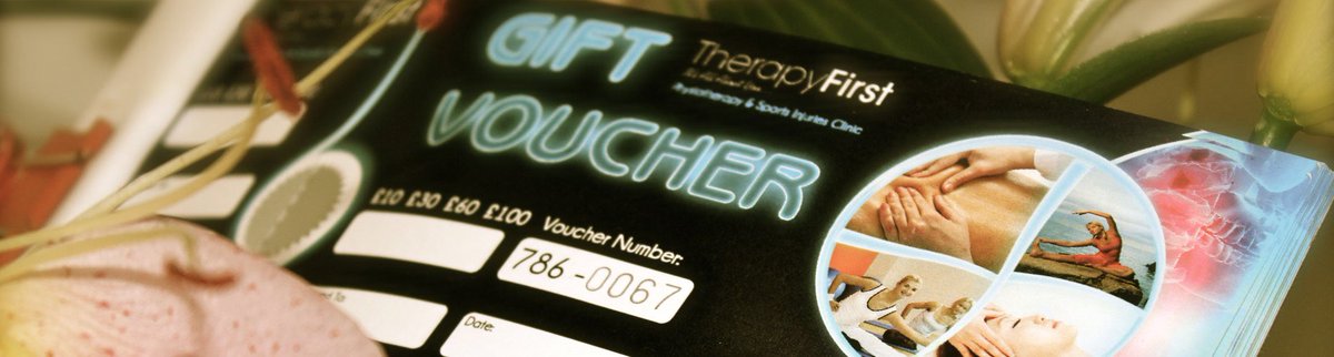 Therapy_First's tweet photo. Gift Vouchers available with free delivery 🎁 💝 Get yours now £60 gift voucher for the price of £40 🎁 💝 @Therapy_First @MediaCityUK #physiotherapy #sportstherapy #acupuncture #massage #pilates https://t.co/6peuSjW0p3