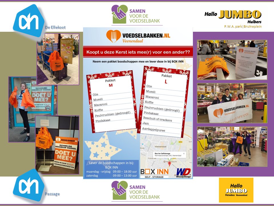 Oog voor voedsel, Hart voor mensen. Ook supermarkten steunen onze voedselinzameling en moedigen je aan om voedsel te doneren! Misschien helpt dit boodschappenlijstje bij de weekendboodschappen...  Meer info facebook.com/voedselbankvee…