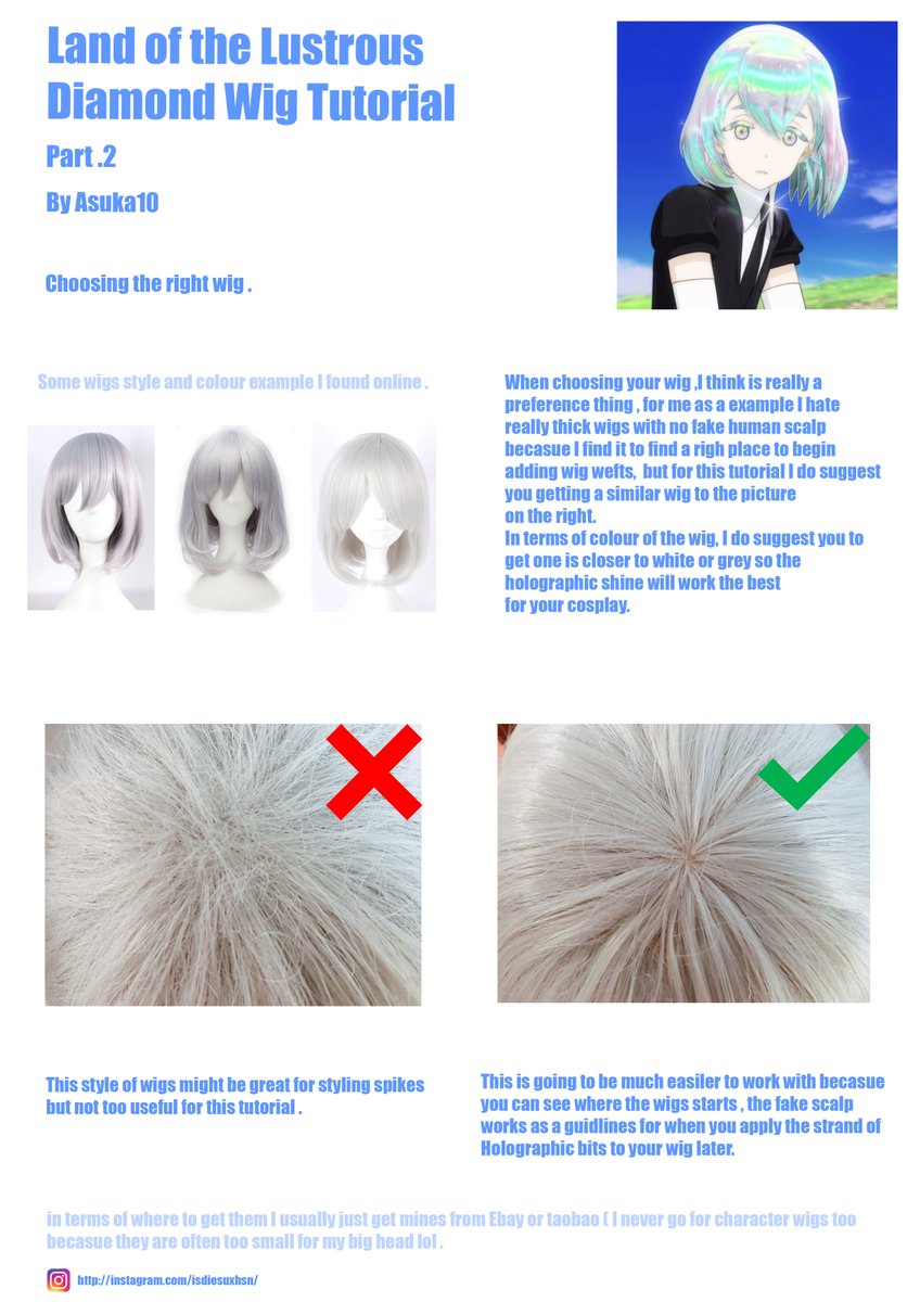 Riwa_AA_'s tweet image. Finally My wig tutorial for Dia is done! And here it is ! Hope this is useful ( sorry if my grammer or english is wrong lol , as long is understandable is okay i suppose?) Please credit me if you do decide to repost this somewhere :D
