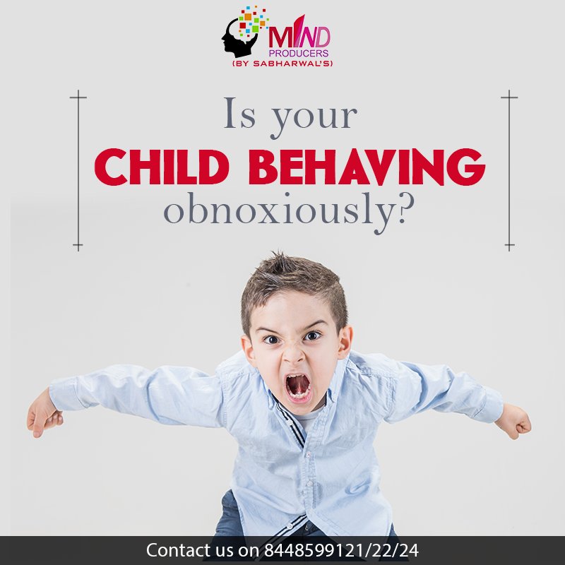 Is your child behaving obnoxiously? If your child is facing any such issues like Eating disorders, behaviour issues, self-harming, poor academic performance, or anything else then you must visit a #childcounsellor. To get in touch with us give a call at 8448599121/122/124