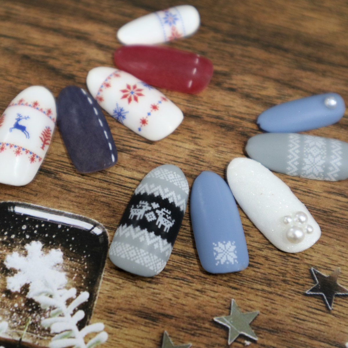 ノルディック柄ネイル Twitter Search