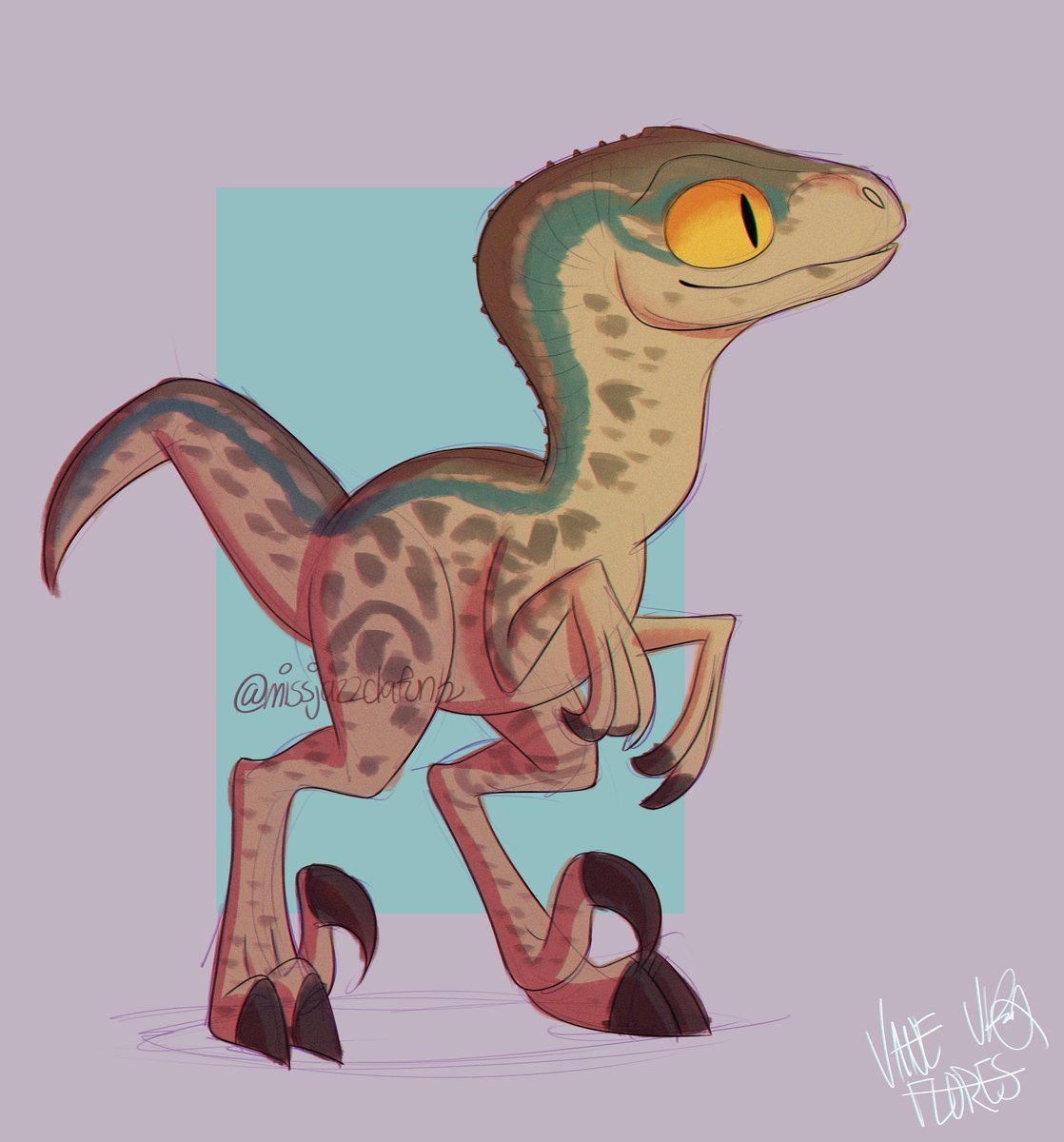 𝕧𝕒𝕟𝕖 𝕗𝕝 𝕣𝕖𝕤 The New Jurassicworldfallenkingdom Trailer Dropping Has Me Shook I Had To Draw Adorable Baby Blue In My Style Freaking Cute Lil Babs Characterdesign Jurassicworld Jurassicworld2 T