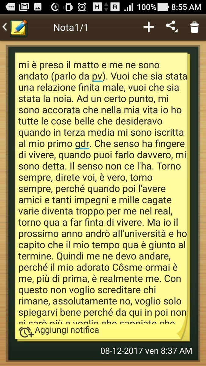 cosmegdrs's tweet photo. Ci tengo a ribadire che questo è un mio pensiero e non è una critica a nessuno di voi. Amici miei mi mancherete davvero, fate finta io sia in un locale a bere, ricordatemi per l'ubriacone che sono 💕💪💣 https://t.co/kZ9nR31HD2