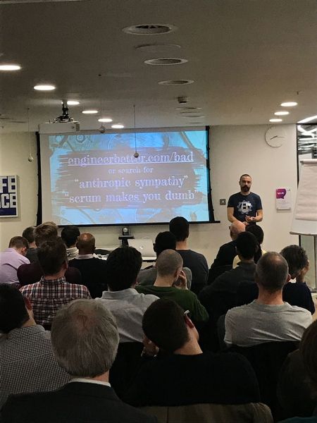 DanielJonesEB's tweet photo. I had an awesome time talking at #CTOsInLondon in the @OctopusLabsUK office. Those folks have some interesting peer lending products! https://t.co/0w1lWCxbss