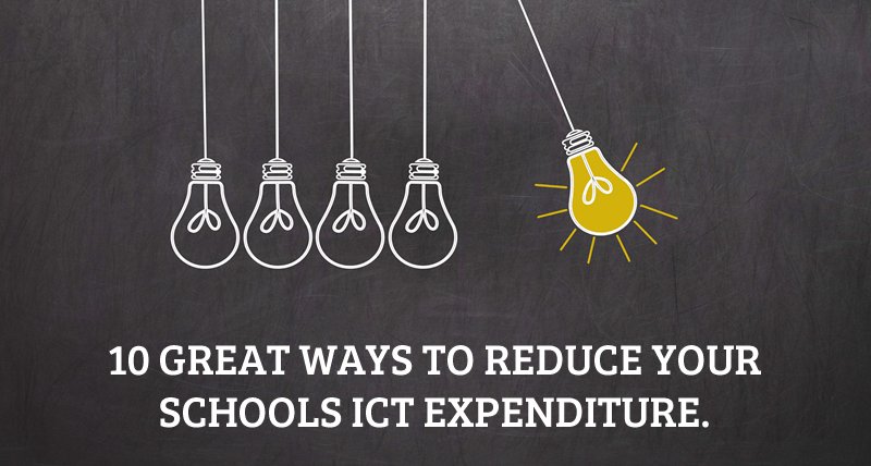 Our latest blog post presents 10 simple but effective ways for your #School to reduce its Technology and ICT operating Costs, from adopting #CloudServices to Server #Virtualisation and Outsourcing your Network Security Requirements   >> pos.li/28bpe7 <<  #Edtech